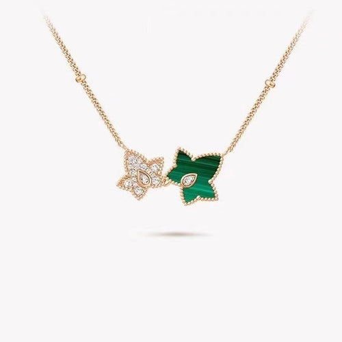 Dây chuyền mạ vàng 18k khảm cao cấp JN8268