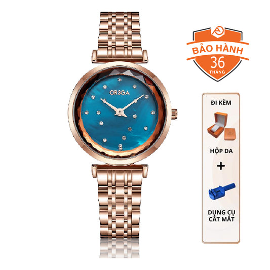 ASTER Blue Rose Gold - Đồng hồ Orsga Cao Cấp